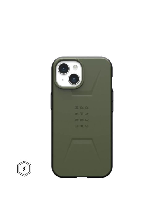 UAG Civilian case for MagSafe iPhone 15 Olive Drab