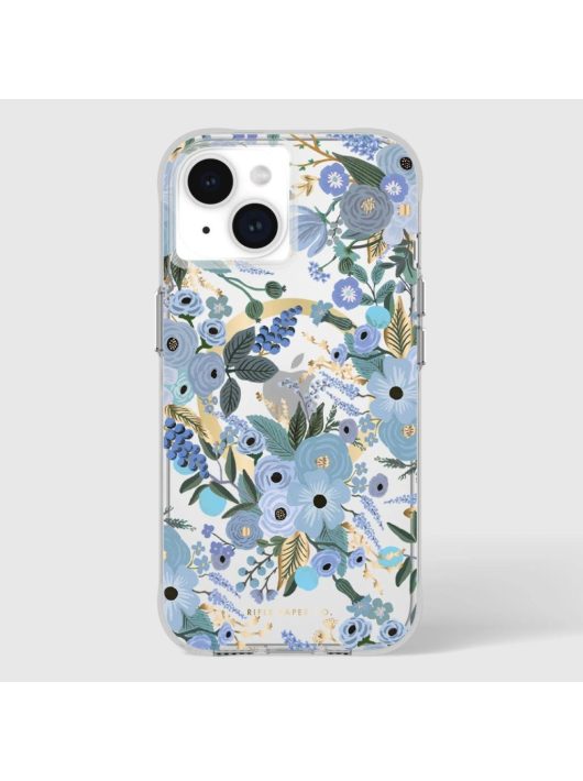 Case-Mate iPhone 15 case Rifle Party Co. Garden Party Blue MagSafe