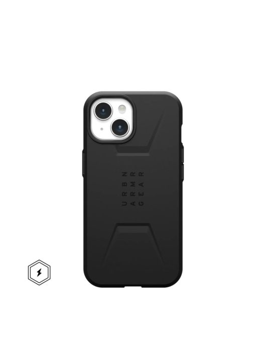 UAG Civilian case for MagSafe iPhone 15 Black