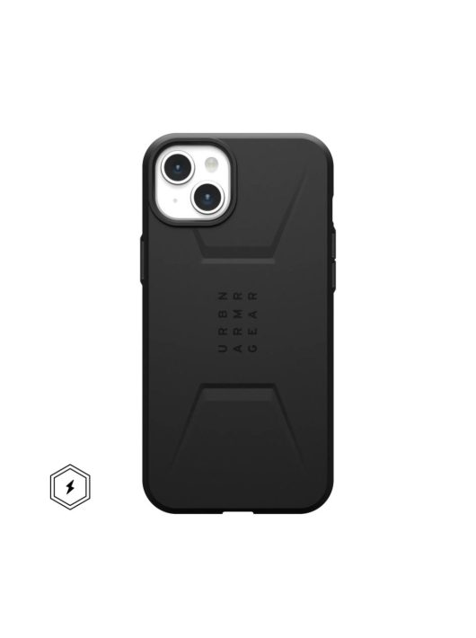 UAG Civilian case for MagSafe iPhone 15 Plus Black