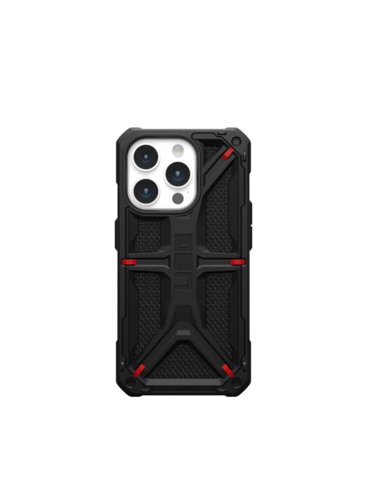 UAG Monarch case for iPhone 15 Pro Kevlar Black