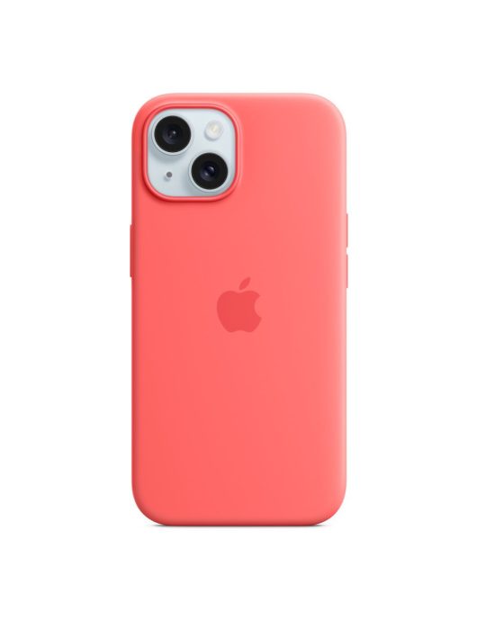 Apple iPhone 15 Silicone Case with MagSafe Guava