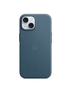 Apple iPhone 15 FineWoven Case with MagSafe Pacific Blue