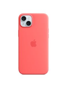 Apple iPhone 15 Plus Silicone Case with MagSafe Guava