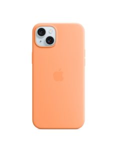   Apple iPhone 15 Plus Silicone Case with MagSafe Orange Sorbet