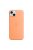 Apple iPhone 15 Plus Silicone Case with MagSafe Orange Sorbet