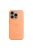 Apple iPhone 15 Pro Silicone Case with MagSafe Orange Sorbet