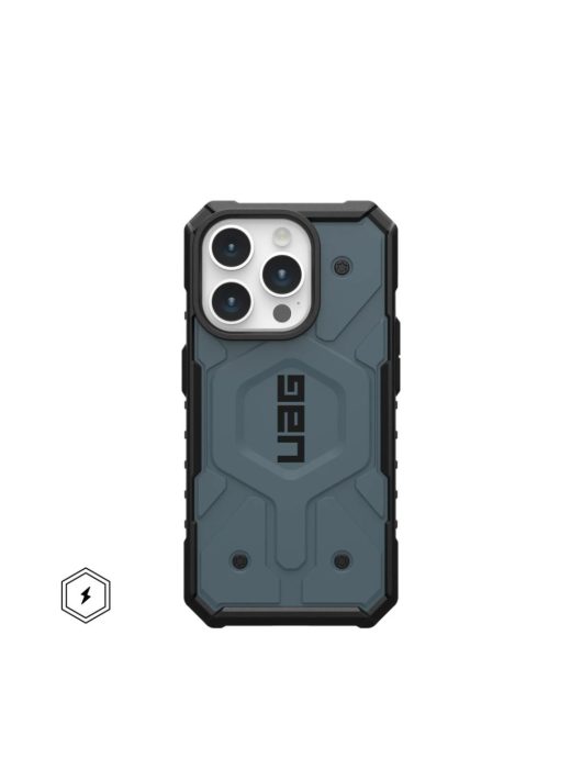 UAG Pathfinder case for MagSafe iPhone 15 Pro Cloud Blue