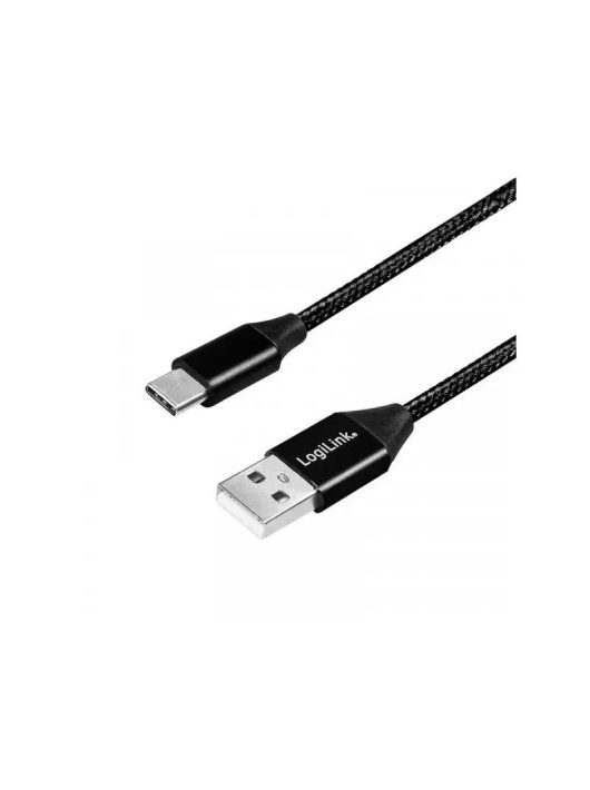 Logilink USB 2.0 Type-C male/male cable 1m Black 