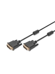 Digitus DVI connection cable 3m Black