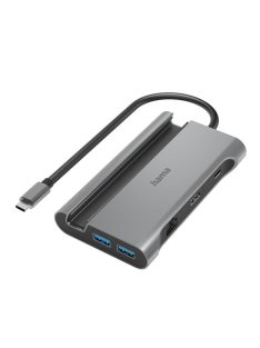 Hama USB 3.2 GEN1 TYPE-C 7IN1 Dokkoló Grey