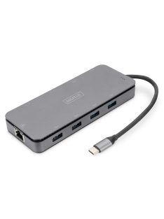   Digitus 11-Port USB-C Docking Station with SSD Enclosure Grey