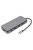 Digitus 11-Port USB-C Docking Station with SSD Enclosure Grey