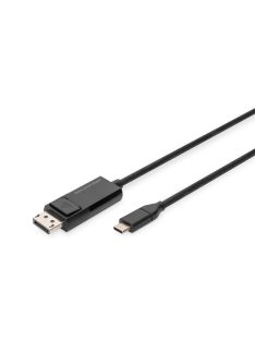 Digitus USB Type-C to DisplayPort male/male cable 2m Black