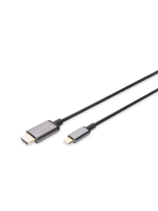 Digitus USB-C to HDMI male/male cable 1,8m Black