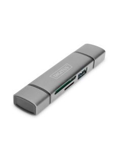 Digitus Combo Card Reader Hub Grey