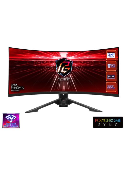 ASRock 34" PG34WQ15R3A Phantom Gaming OLED Curved