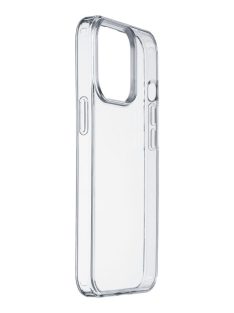   Cellularline Clear back cover with Cellularline Clear Duo protective frame for Apple iPhone 15 Plus