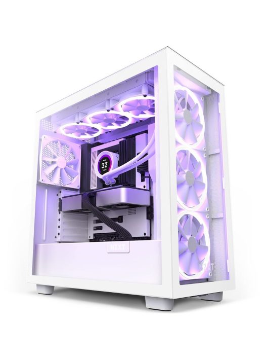 NZXT H7 Elite 2023 Tempered Glass White