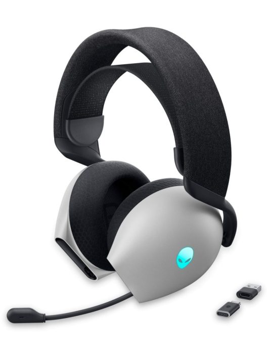 Dell AW720H Alienware Dual-Mode Wireless Gaming Headset Lunar White