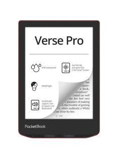   PocketBook Verse Pro PB634 6" E-book olvasó 8GB Passion Red