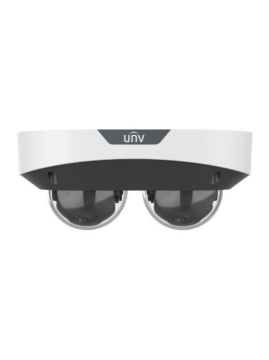 Uniview 2x2MP kétlencsés Multiview dómkamera, 2x2,8mm-es objektívvel, 2db beépített mikrofonnal