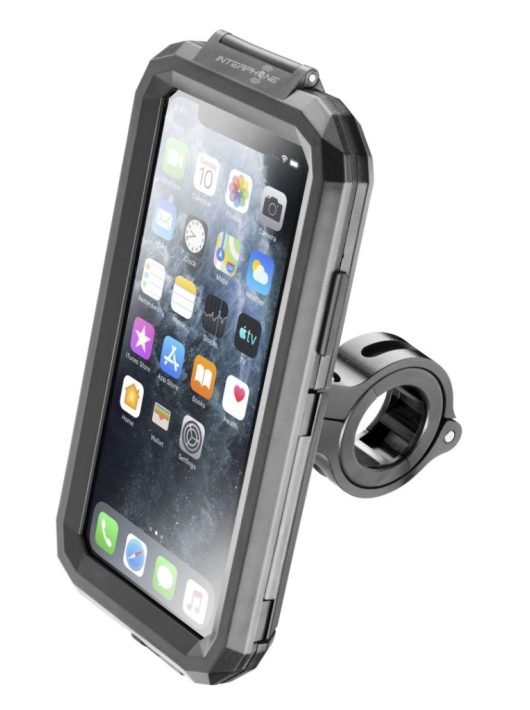 FIXED Waterproof case Interphone for Apple iPhone 11 Pro, handlebar mount, black