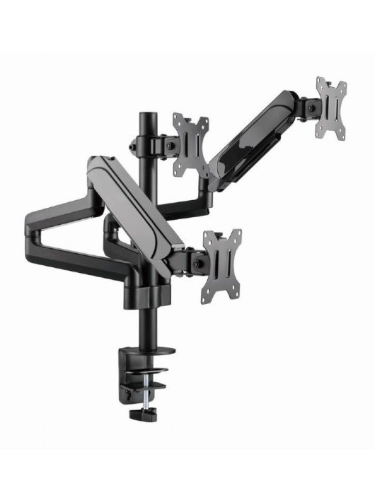 Gembird MA-DA3-01 Desk mounted adjustable mounting arm for 3 monitors full-motion 17"-27" Black