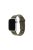 FIXED szilikon szíj készlet Apple Watch 42/44/45 mm, olivazöld