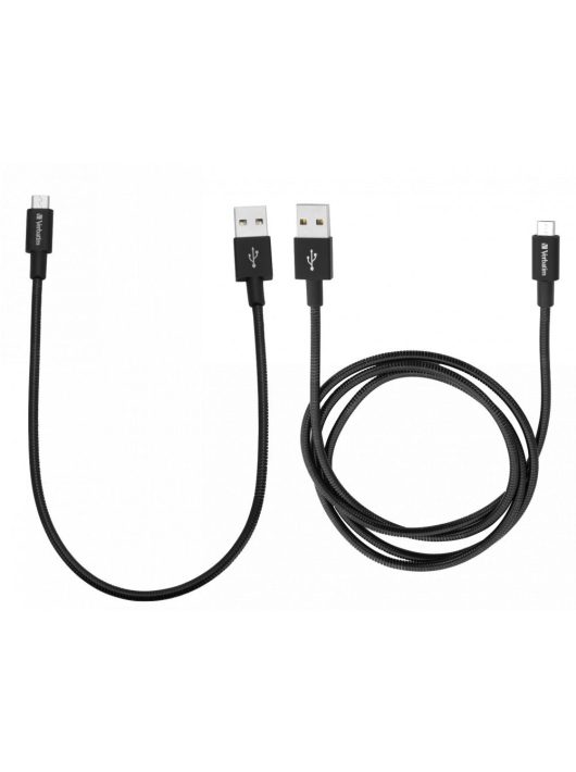 Verbatim Micro USB Sync & Charge Cable Black (2 Pack)