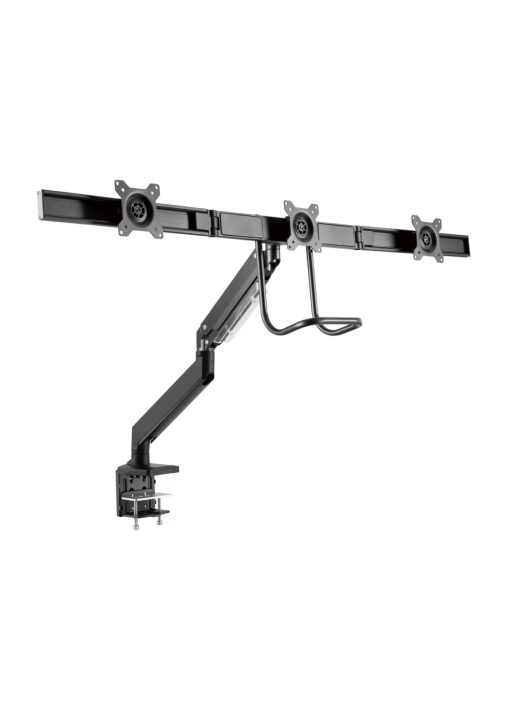 Gembird MA-DA3-03 Desk mounted adjustable monitor arm for 3 monitors 17"-27" Black