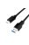 Logilink USB 3.2 Gen1 Type-C cable C/M to USB-A/M 0,5m Black