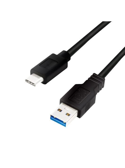 Logilink USB 3.2 Gen1 Type-C cable C/M to USB-A/M 0,5m Black