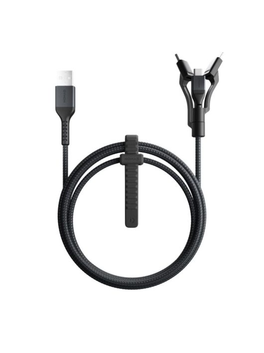 Nomad USB-A to USB-C/microUSB/Lightning male/male cable 1,5m Black