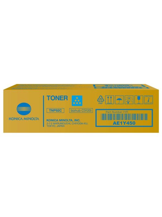 Konica Minolta TNP92 Cyan toner