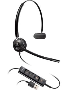 Poly Plantronics EncorePro 545 USB-A Headset Black