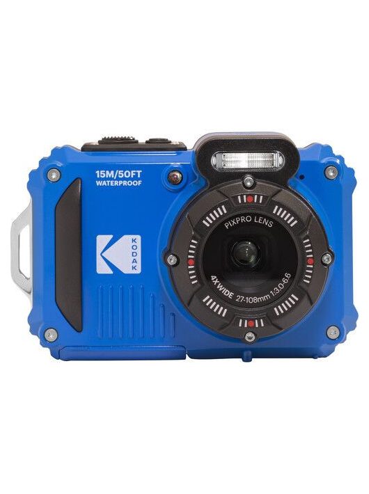 Kodak Pixpro WPZ2 Blue Waterproof + 2db akku 16GB microSD Card