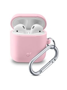   Cellularline Crotective cover with carabiner Bounce for Apple AirPods 1 & 2, pink