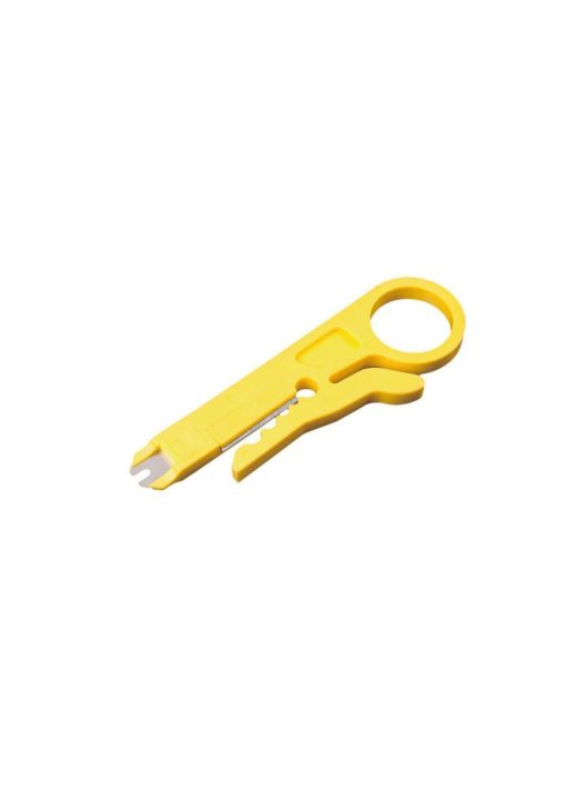 EQuip Punch Down Tool with Wire Stripper Yellow