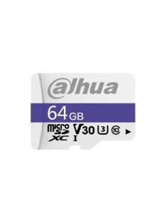 Dahua 64GB microSDXC C100 Class 10 U3 V30 adapter nélkül