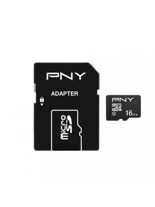 PNY 16GB microSDHC Performance Plus Class 10 + adapterrel