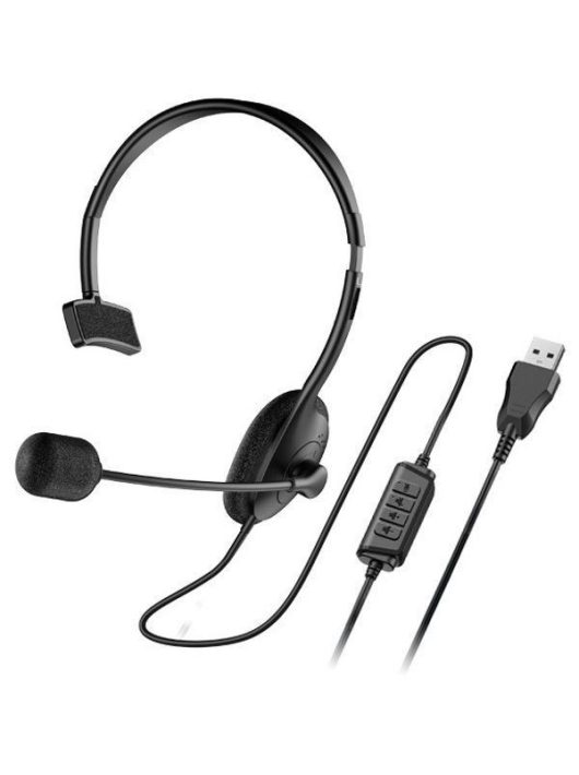 Genius HS-100U USB Headset Black