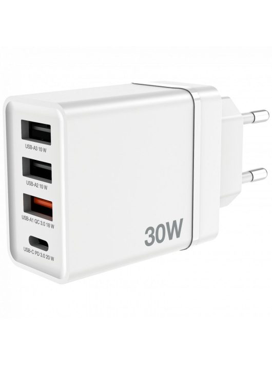 Verbatim 30W 4-Port USB Wall Charger White