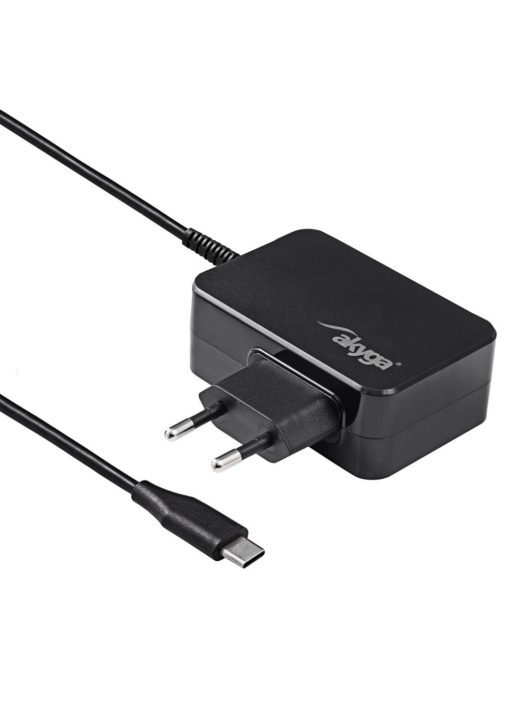 Akyga AK-ND-82 5-20V / 3-4.5A 90W USB-C Power Delivery 3.0 GaN cable 1,8m Black