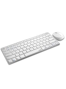   Rapoo 9000M Multi-mode Wireless Ultra-slim Desktop Set White HU