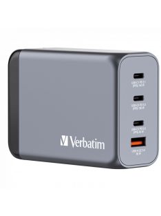 Verbatim 240W 4-Port GaN Wall Charger Grey