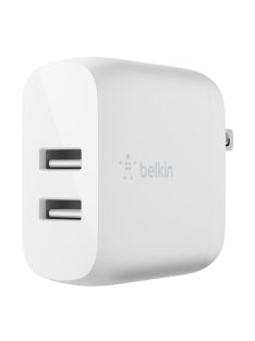 Belkin Dual USB-A Charger 24W White 