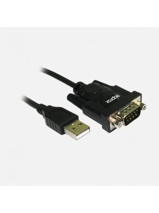 Approx APPC27 USB to serial adapter 0,75m Black