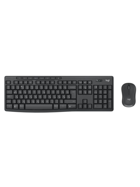 Logitech MK370 Wireless billentyűzet + optikai egér Black HU