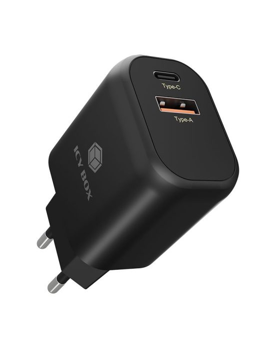 Raidsonic IcyBox IB-PS102-PD 2-port USB fast charger for mobile devices up to 20W